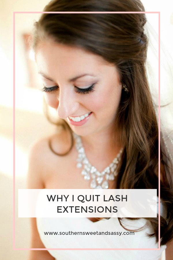 Why my lash extensions didn't work out and what I am doing instead!