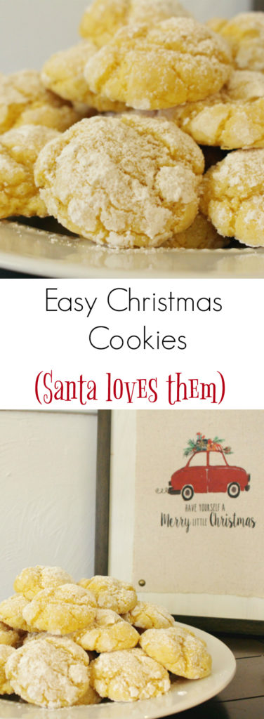 Easy Christmas Cookies that Santa Loves!