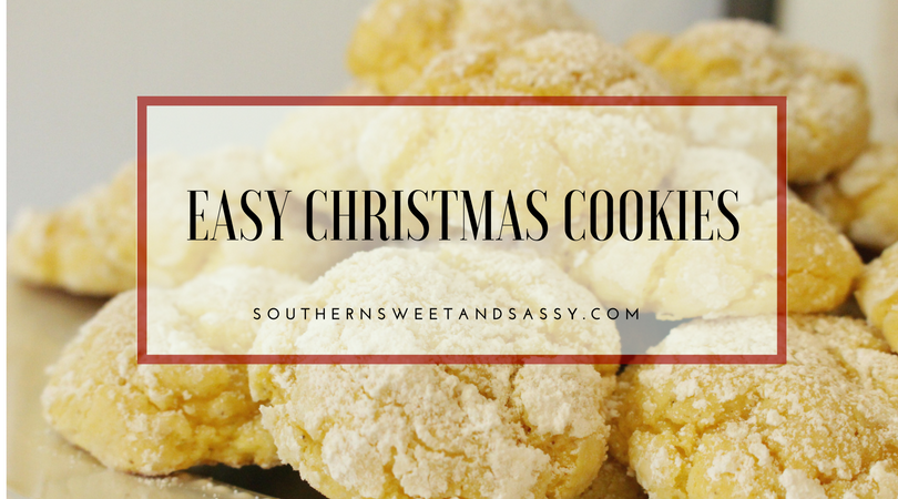 Easy Christmas Cookies, Gooey Butter Cookies