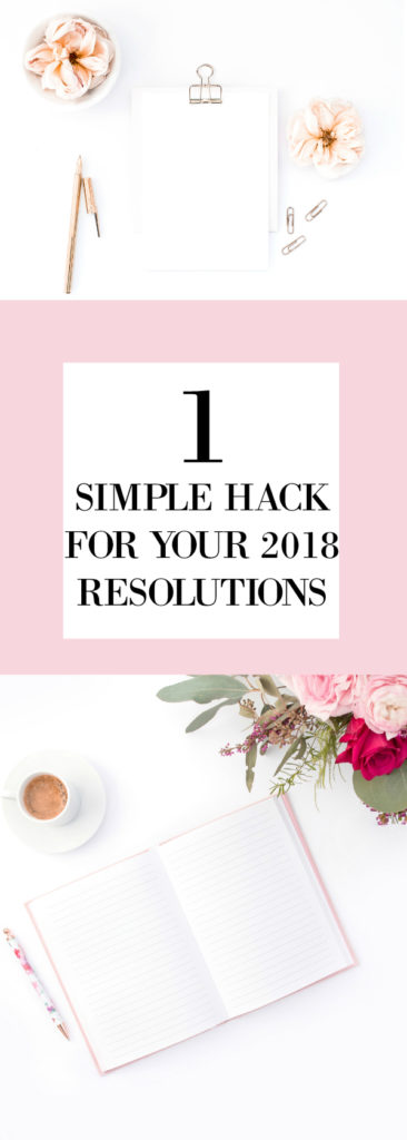 Make your resolutions and goals STICK this year with a super easy trick!