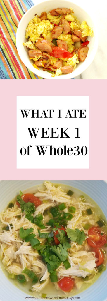 Easy Whole30 meals for a week. Keep it simple. Keep it clean.