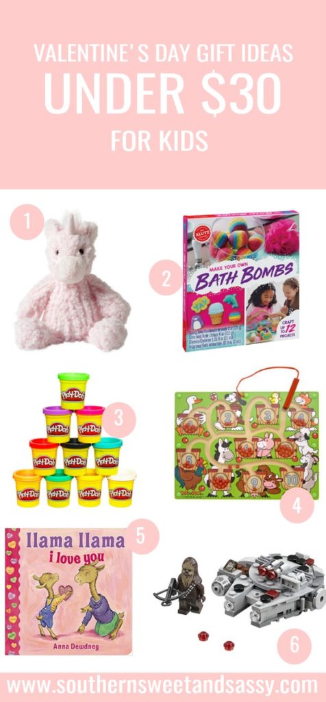 Gifts for your little Valentines that they will enjoy. Gifts under $30 for your kids, toddlers, babies