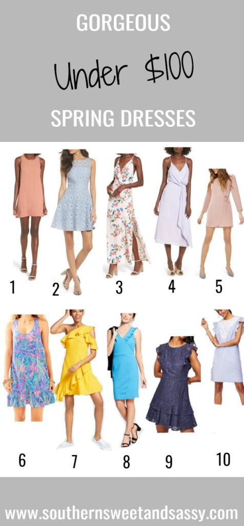 Ten beautiful spring dresses under $100