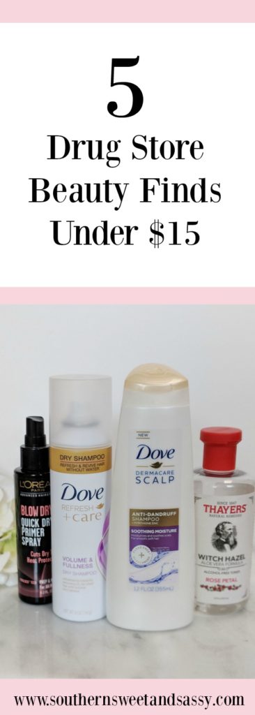 Up your beauty game with these affordable finds! 5 drug store beauty finds under $15.